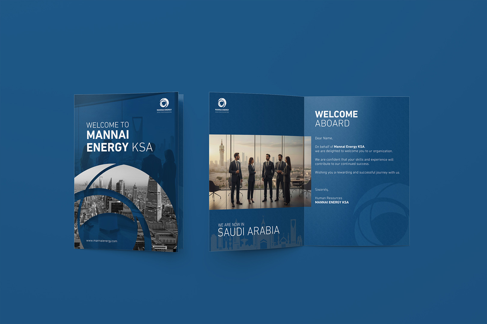 Mannai Energy corporate communications brochure by Indartica